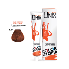 ONIX SAÇ BOYASI 6.34- KOYU KUMRAL DORE BAKIR 60 ML
