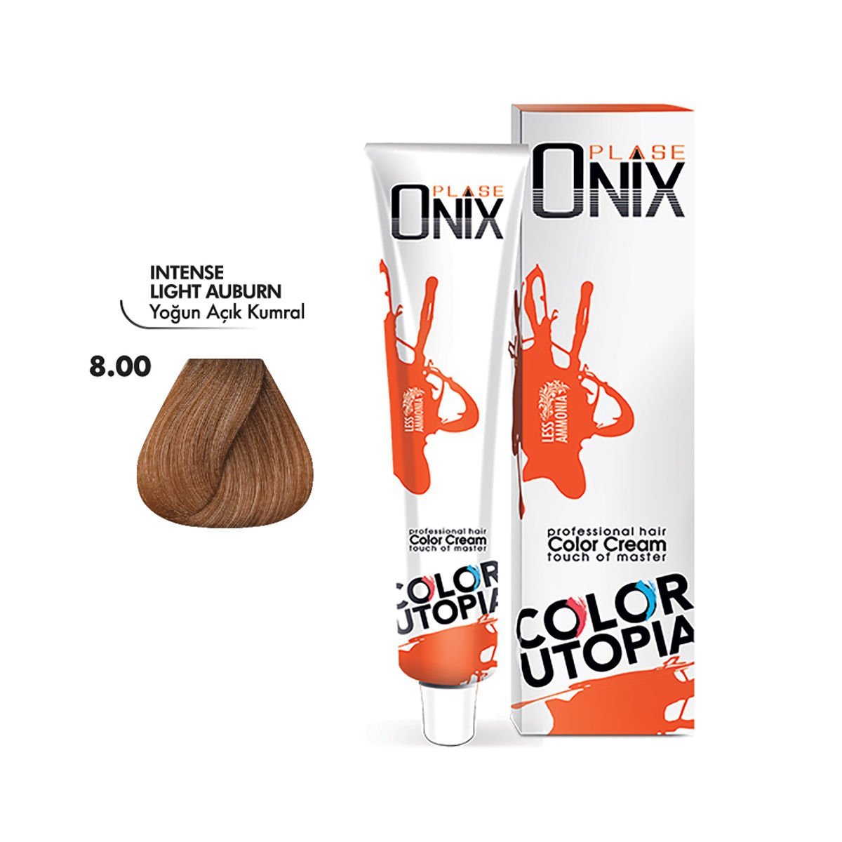 ONIX SAÇ BOYASI 8.00- YOĞUN AÇIK KUMRAL 60 ML