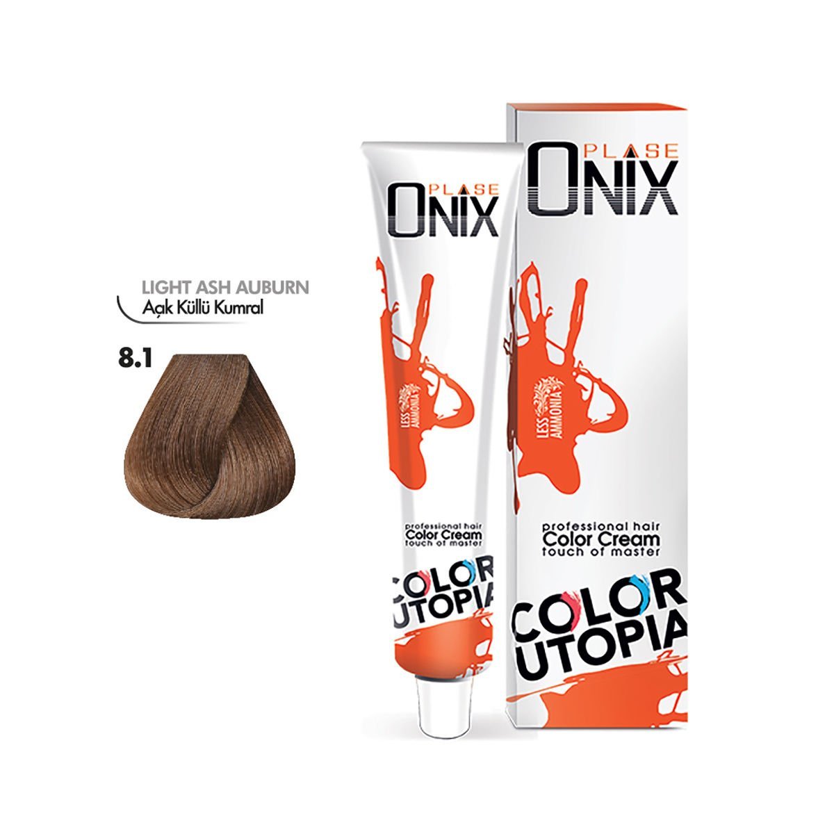 ONIX SAÇ BOYASI 8.1- AÇIK KÜLLÜ KUMRAL 60 ML