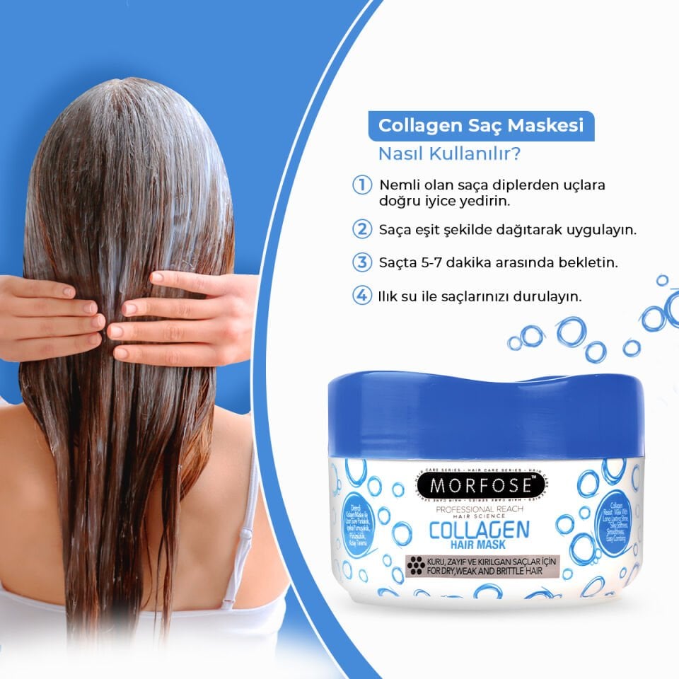 MORFOSE SAÇ MASKESİ KOLAJEN 500 ML