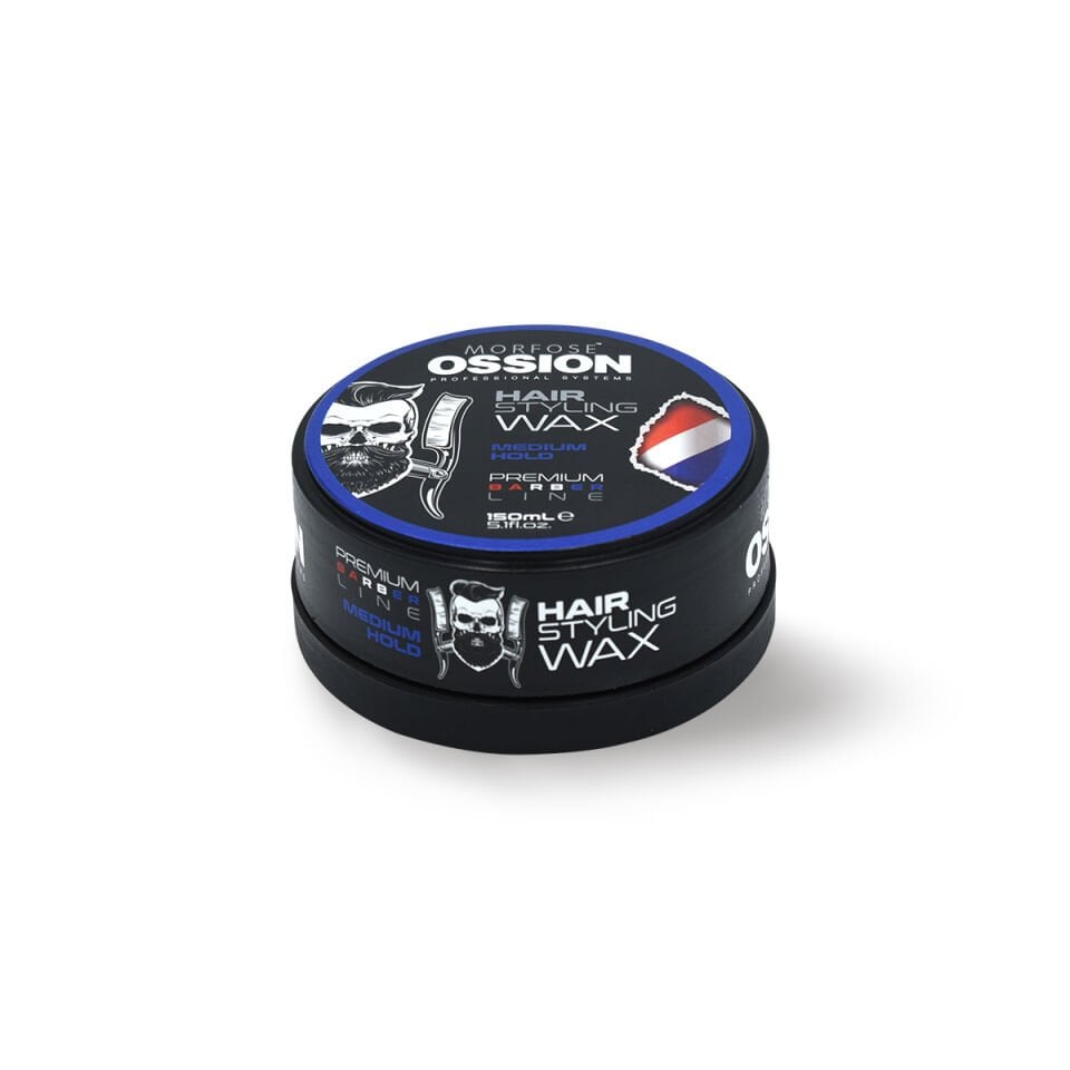 OSSION PREMIUM BARBER LINE WAX JEL MEDIUM HOLD 150ML