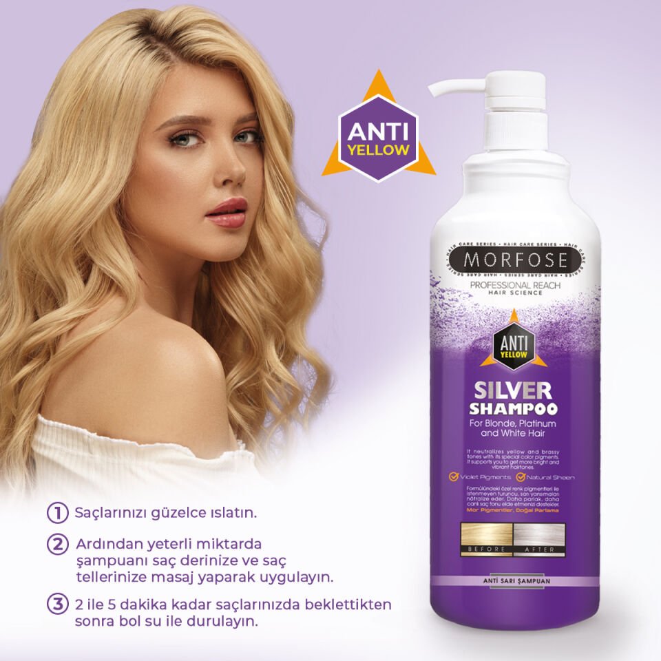 MORFOSE 10 SILVER SHAMPOO 1000 ML