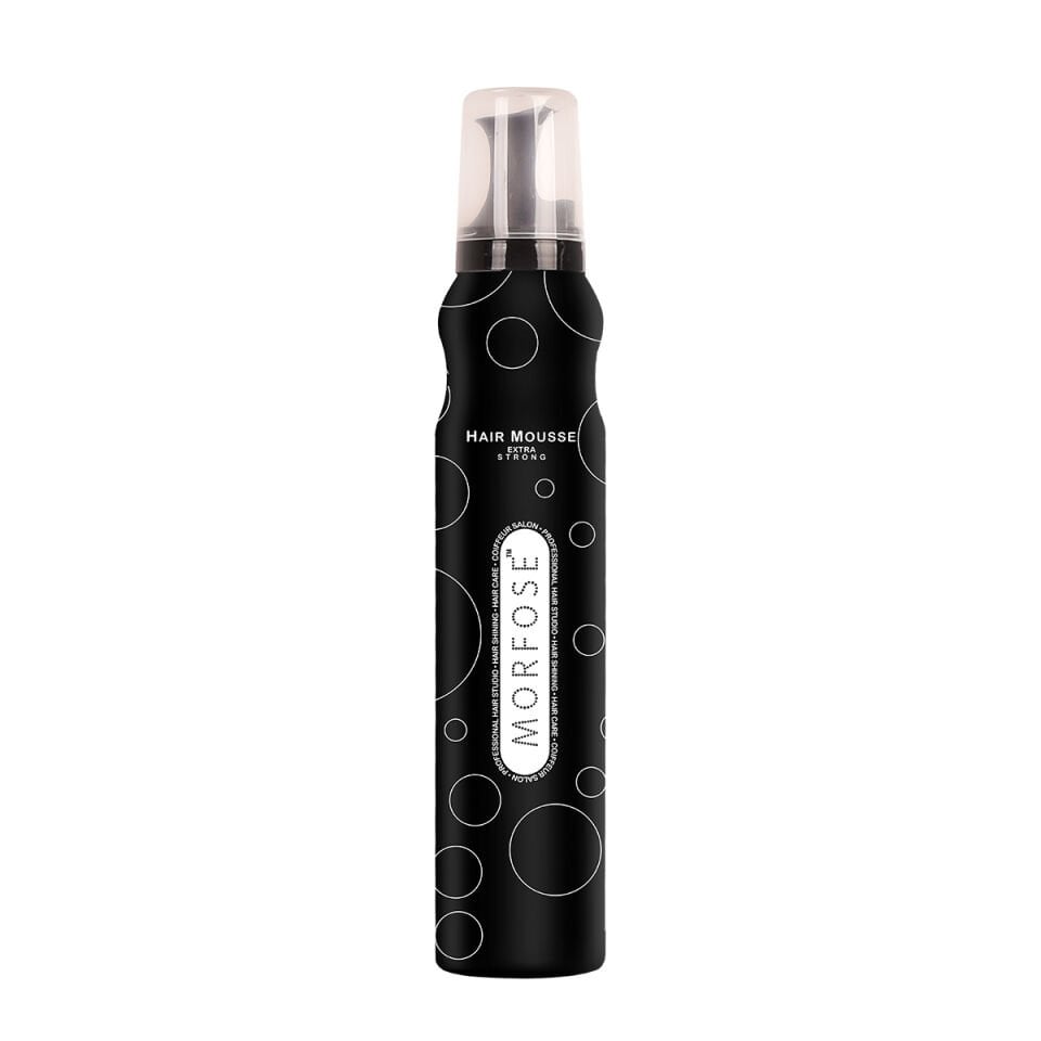 MORFOSE SAÇ KÖPÜĞÜ EXTRA STRONG SİYAH 200 ML