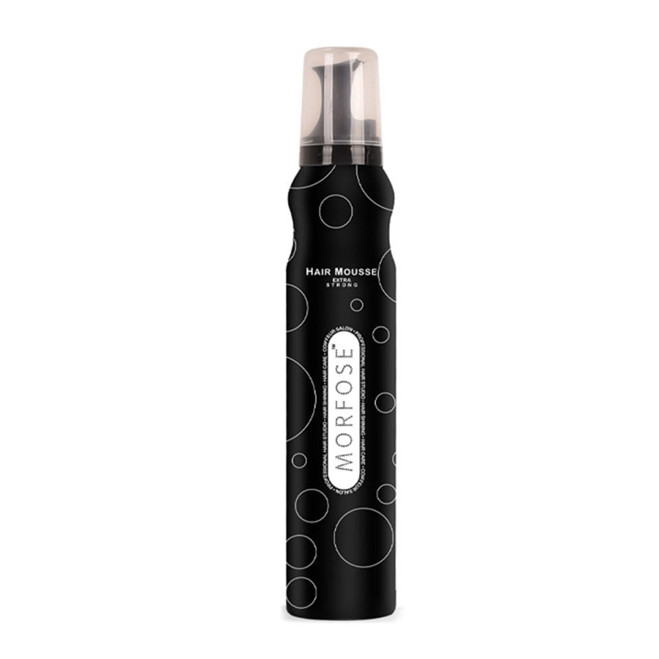 MORFOSE SAÇ KÖPÜĞÜ EXTRA STRONG SİYAH 350 ML