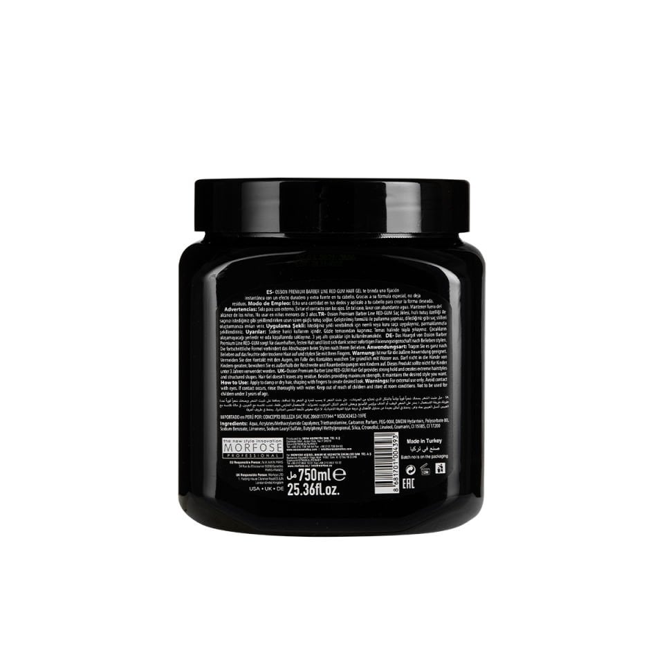 OSSION PREMIUM BARBER LINE SAÇ JÖLESİ GUM GUM 750 ML