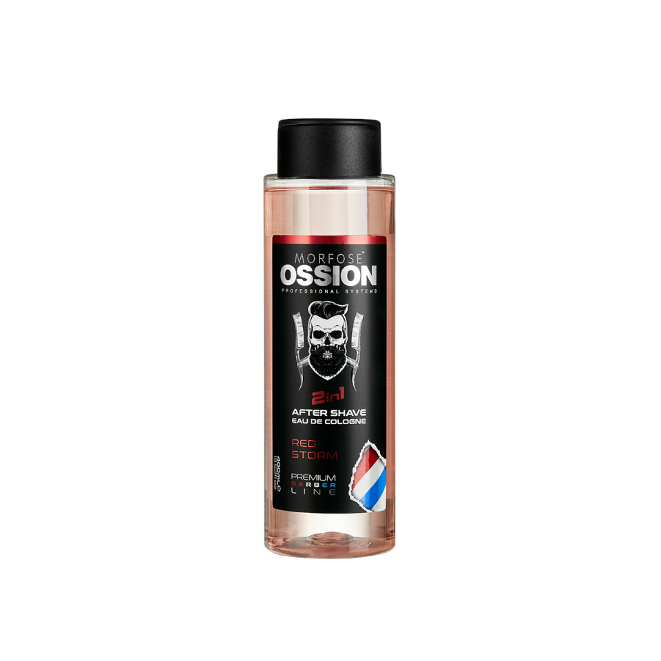 OSSION PBL 2IN1 AFTER SHAVE EAU DE COLOGNE RED STORM 400 ML