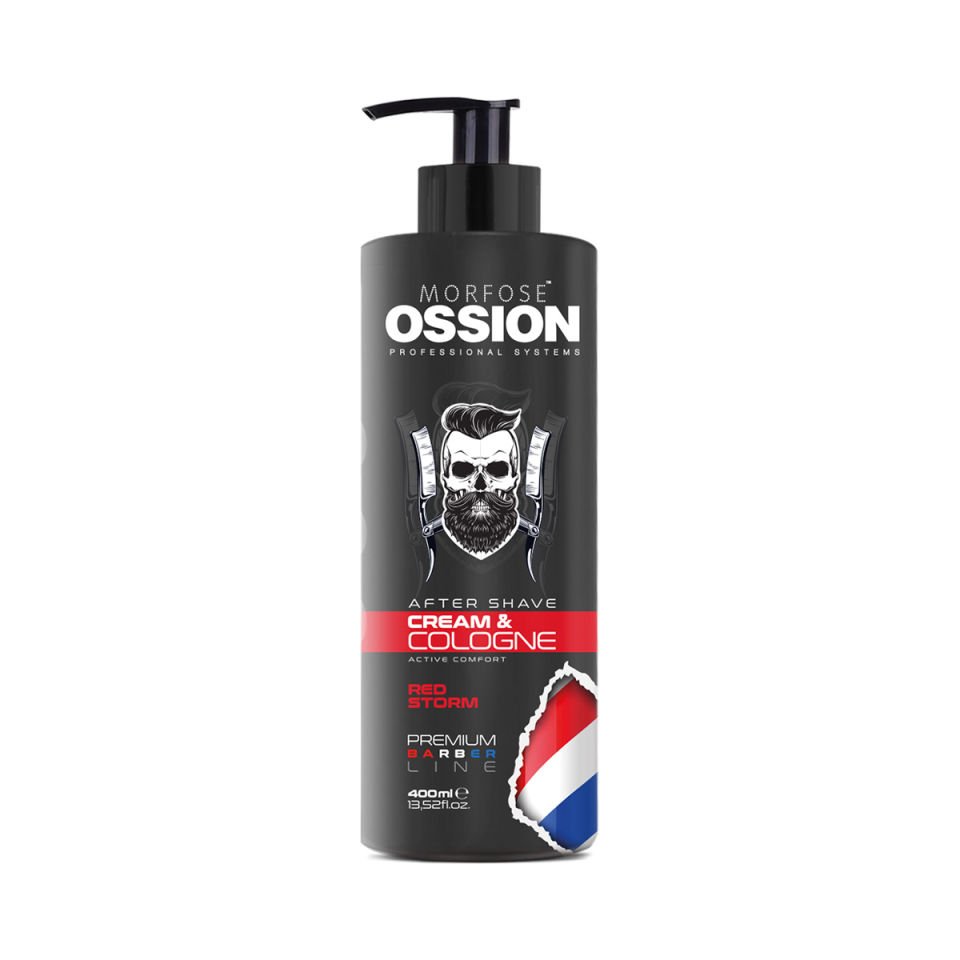 OSSION PREMIUM BARBER LINE KREM KOLONYA RED STORM 400 ML