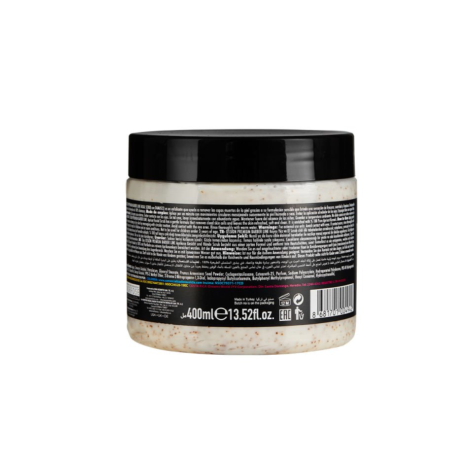 OSSION PREMIUM BARBER LINE YÜZ SCRUB KAYISI 400 ML