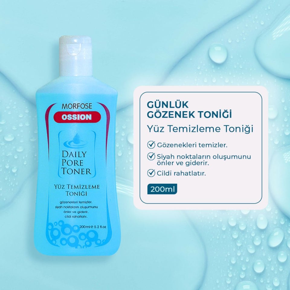 OSSION YÜZ TEMİZLEME TONİĞİ 200 ML