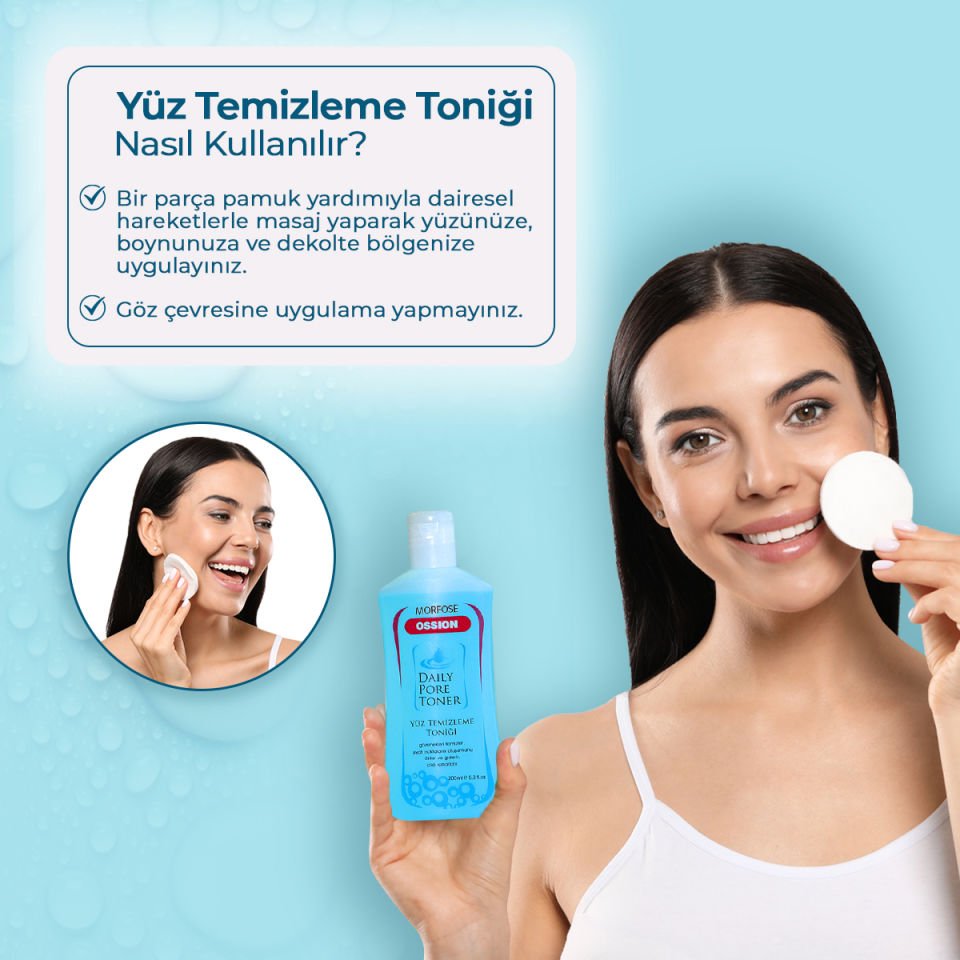 OSSION YÜZ TEMİZLEME TONİĞİ 200 ML