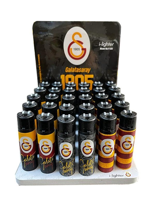 MGM İ - LİGHTER GALATASARAY BASKILI LİSANSLI TAŞLI ÇAKMAK 30 ADET