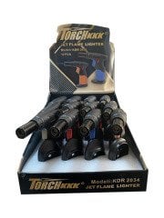 TORCH KKK 2034  12 ADET JET FLAME ÇAKMAK