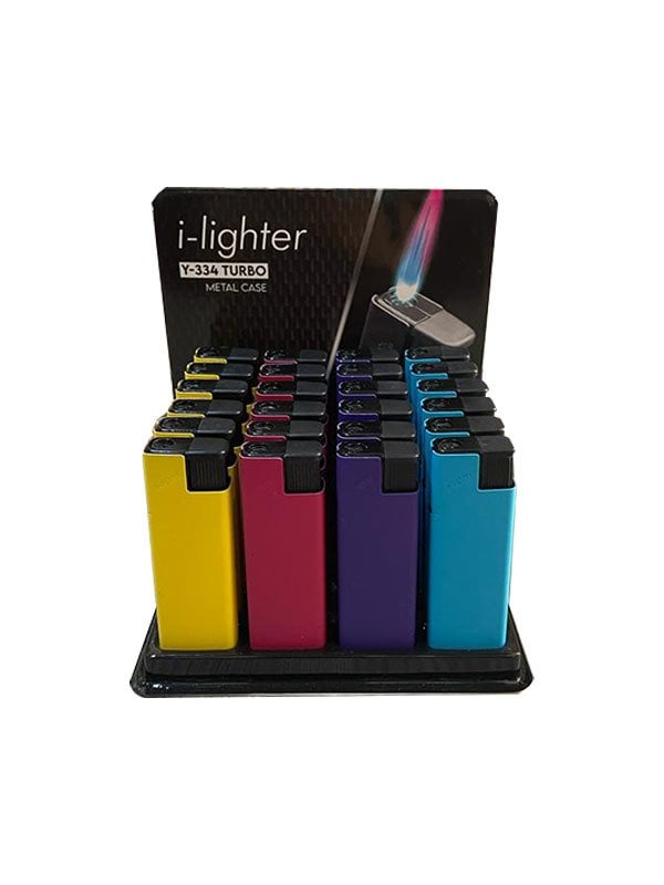 I- LIGHTER METAL CASE TURBO ÇAKMAK 24 ADET