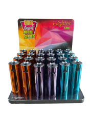 İ - LİGHTER METAL SERİES 24 ADET TAŞLI ÇAKMAK