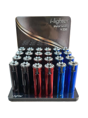 İ - LİGHTER METAL SERİES 24 ADET TAŞLI ÇAKMAK