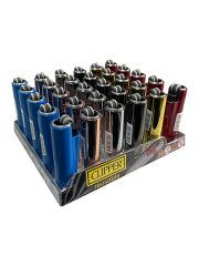 CLİPPER METAL KILIFLI 30 ADET TAŞLI  ÇAKMAK