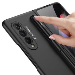 Samsung Galaxy Z Fold 3 Kılıf S Pen Uyumlu Kalem Bölmeli Premium Kapak