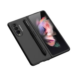 Samsung Galaxy Z Fold 3 Kılıf S Pen Uyumlu Kalem Bölmeli Premium Kapak