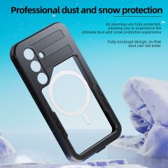 Samsung Galaxy S24 Plus uyumlu Su Geçirmez Kılıf MagSafe IP68 Waterproof Anti Shock Anti Dust Kapak