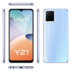 Vivo Y21 64GB 4GB Ram 6.51 inç 13MP Akıllı Cep Telefonu İnci Beyazı