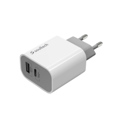 Soultech Sc223 Type-C Pd 3a Beyaz Hızlı Seyahat Şarj Adaptörü