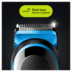 Braun MGK3245 7’si 1 Arada Erkek Bakım Kiti Islak ve Kuru Şekillendirici