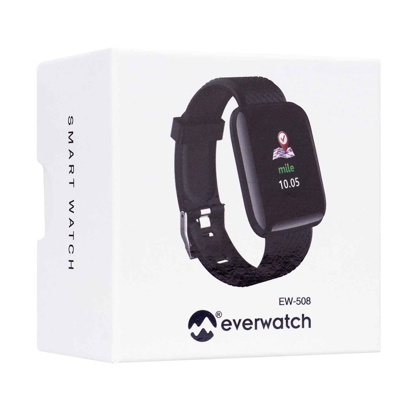 Everest Ever Watch Ew-508 Android/ıos Smart Watch Kalp Atışı Sensörlü Akıllı Saat Siyah