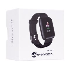 Everest Ever Watch Ew-508 Android/ıos Smart Watch Kalp Atışı Sensörlü Akıllı Saat Siyah