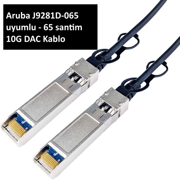 65cm DAC Kablo HPE Aruba 10G Switch uyumlu J9281D () | StorNET