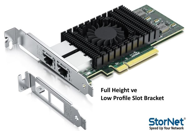 Ethernet Kart 10GbE RJ45 intel X540-T2 Dual Port | StorNET