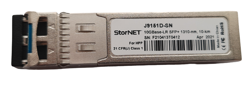 Aruba 10GbE LR Single Mode SFP+ Transceiver J9151D | StorNET