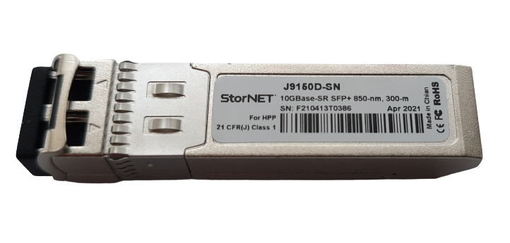 HPE Aruba J9150D 10G SFP+ LC SR 300m OM3 MMF Transceiver | StorNET