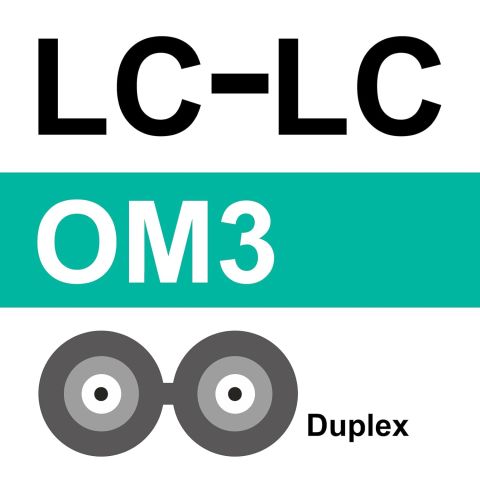 OM3 LC Fiber Patch Kablo MM (15 Metre)