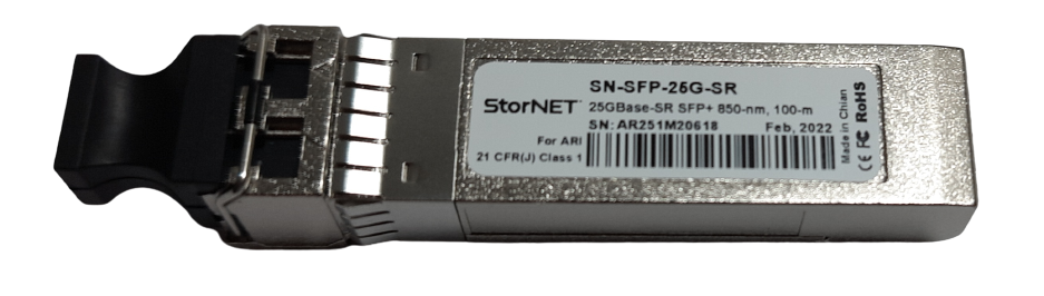 Arista 25G SFP28 Transceiver SFP-25G-SR | StorNET