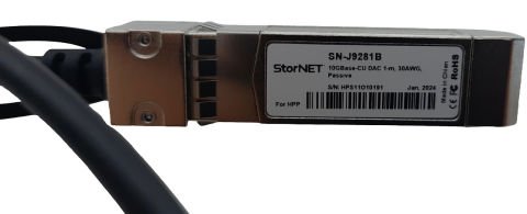 1 Metre Dac Kablo HPE Aruba 10G Switch uyumlu J9281D | StorNET
