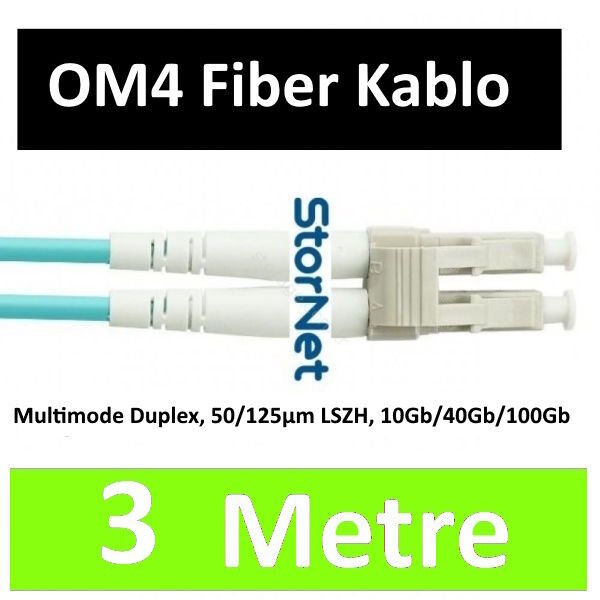 Fiber Patch Kablo OM4 MM LC - 3 metre
