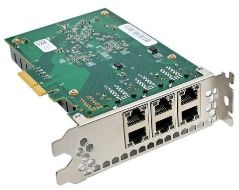 Industrial Camera Vision Ethernet Kartı 6-Port 1G RJ45 PCIe x4 intel I350-T6 | StorNET