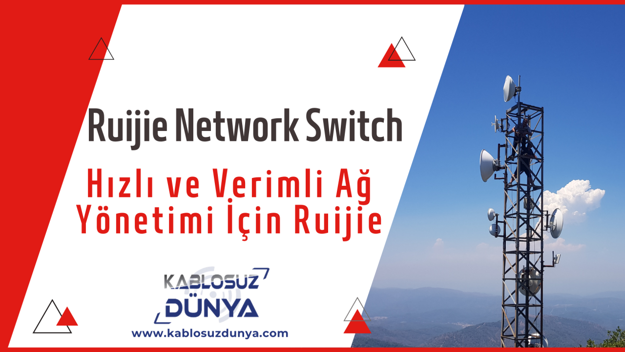 Ruijie Network Switch: Hızlı ve Verimli Ağ Yönetimi İçin Ruijie