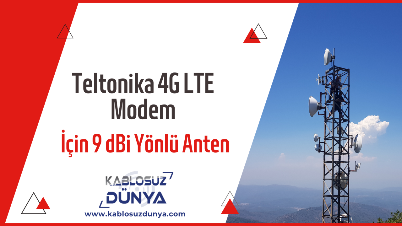 Teltonika 4G LTE Modem İçin 9 dBi Yönlü Anten