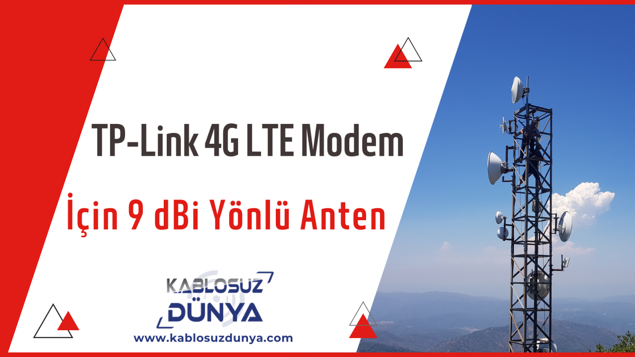 TP-Link 4G LTE Modem İçin 9 dBi Yönlü Anten