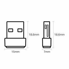 Tp-Link Archer T2U Nano 600Mbps Kablosuz USB Adaptör