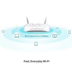 Tp-Link TD-W9970 300M 4P VDSL/ADSL Modem Router