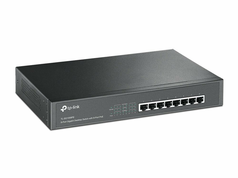 Tp-Link TL-SG1008PE 8-Port PoE+ Gigabit Switch