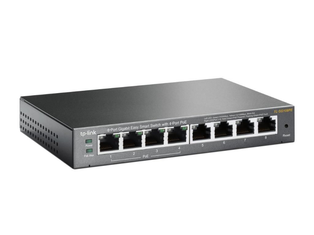 Tp-Link TL-SG108PE Easy Smart 4 Port PoE Switch