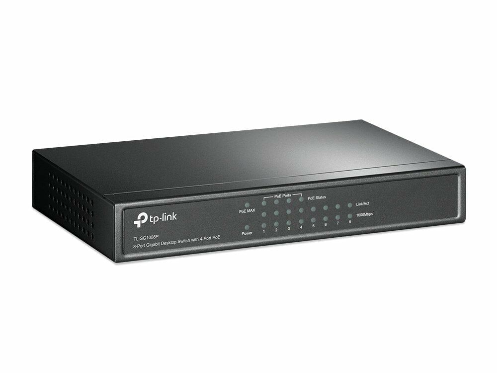 Tp-Link TL-SG1008P 8 Port Gigabit- 4 port POE Switch