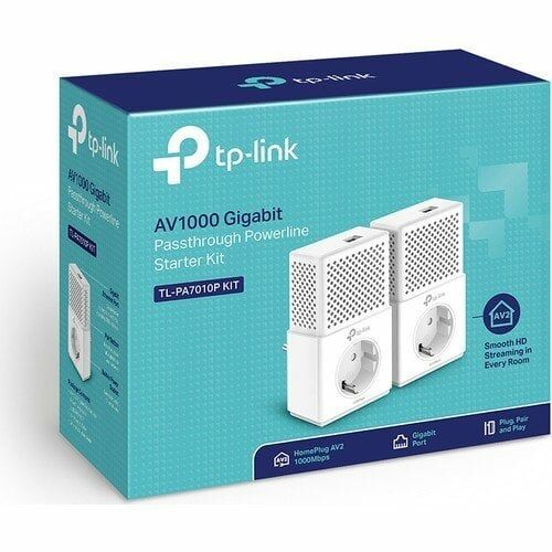 Tp-Link TL-PA7010P KIT AV1000 Powerline Genişletici Kiti