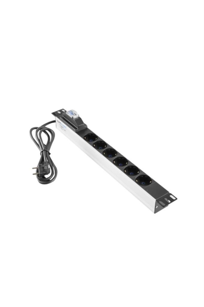 Lastvoice 19 Rack Kabinet 1U 6'lı Grup Priz