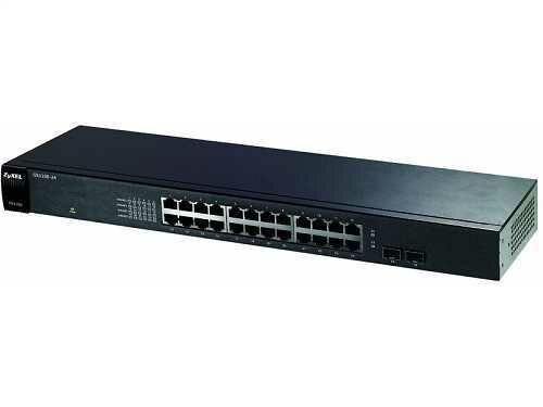 Zyxel GS1100-24 24 Port 10/1000+ 2xSFP Yönetilemez Switch