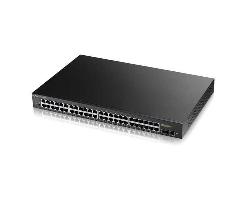 Zyxel GS1900-48HP 48Port -24x10/100/1000 Poe+2xSFP Switch