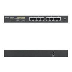 Zyxel GS1900-8HP 8 Port Gigabit Web Poe Yönetilebilir Switch